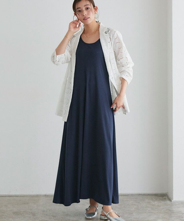 167cm / ネイビー / ロング丈 / M