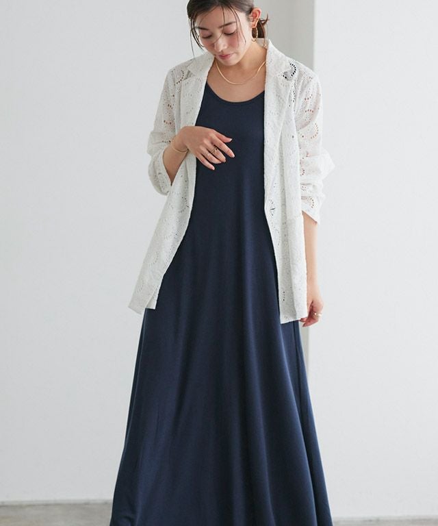 167cm / ネイビー / ロング丈 / M
