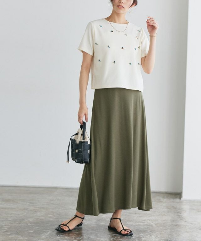 167cm / オリーブカーキ / ミドル丈 / M