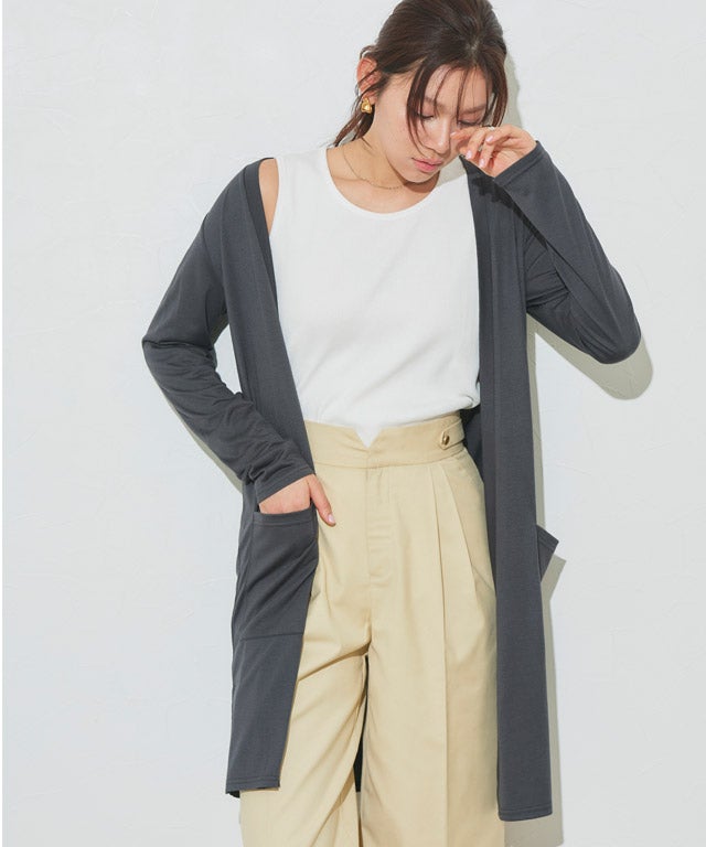 166cm / チャコールグレー / M