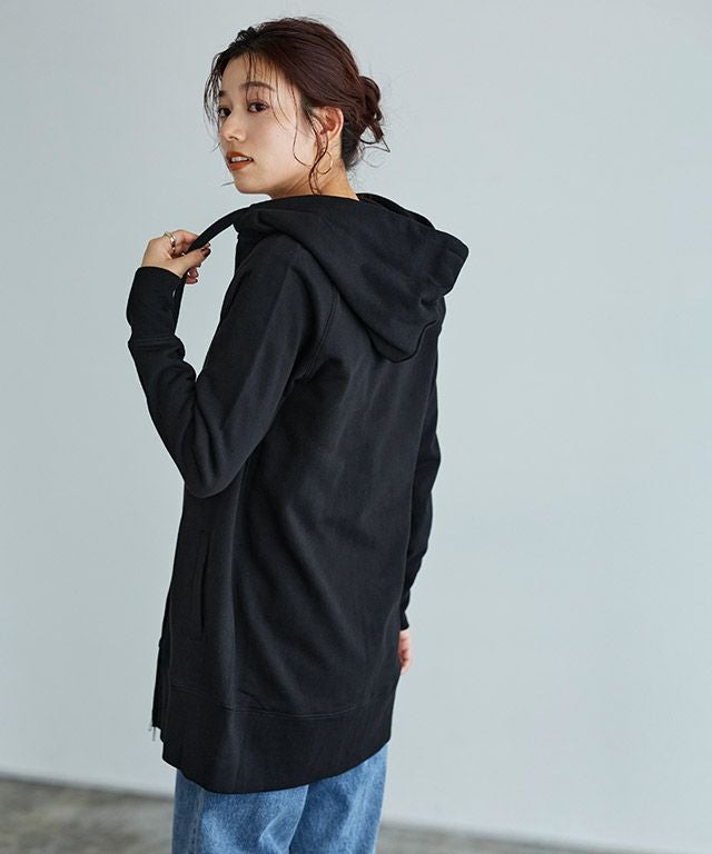 スウェット素材Wジップロング丈パーカー【スピード配送】 | 【公式