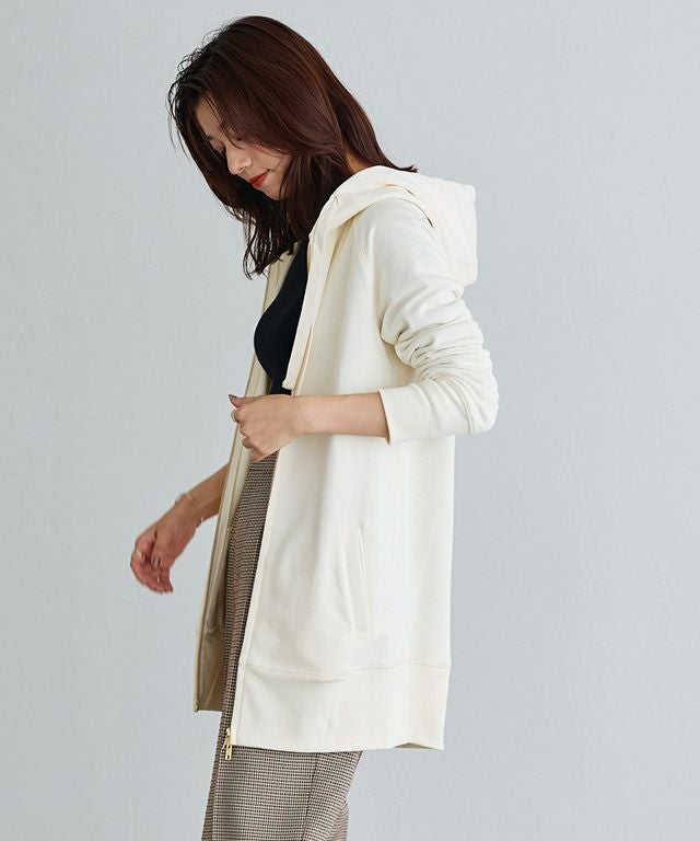 スウェット素材Wジップロング丈パーカー【スピード配送】 | 【公式