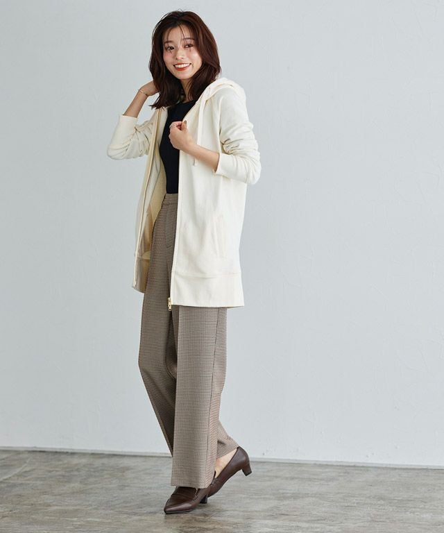 スウェット素材Wジップロング丈パーカー【スピード配送】 | 【公式