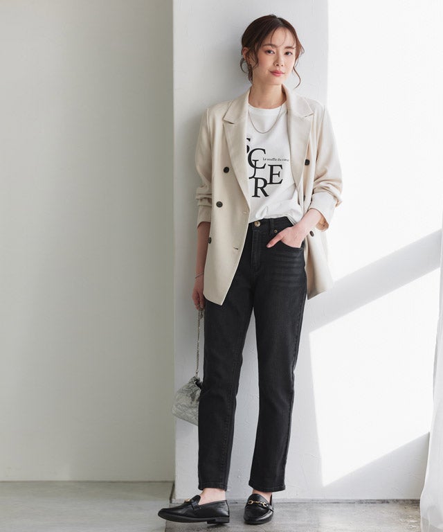 167cm / ウォッシュ / ブラック / M