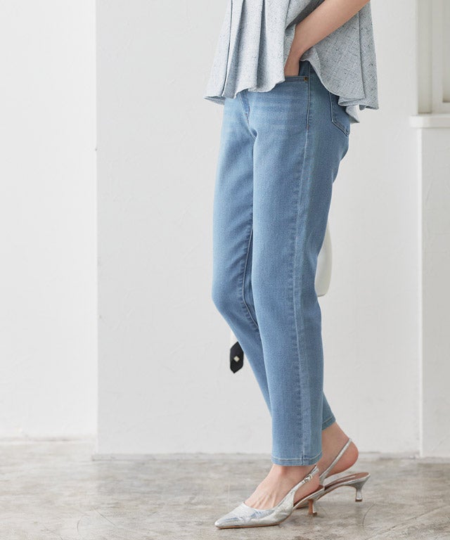 167cm / ウォッシュ / サックス / M