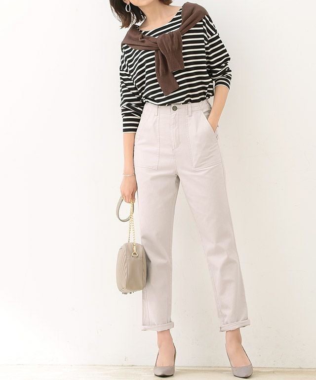 コットン100％ ベイカーパンツ