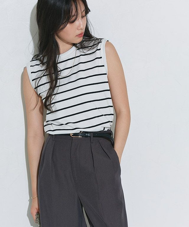 166cm / オフホワイト×ブラック / M