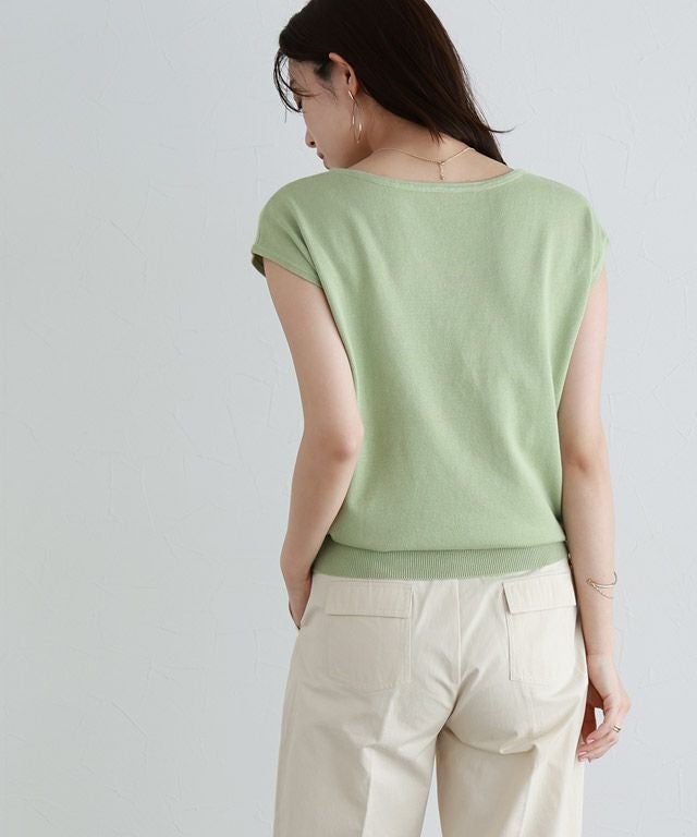 167cm / ペールミント / クルーネック / M