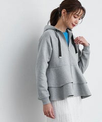 ボンディングフリルパーカ