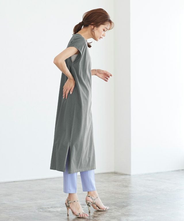 Vネックフレンチスリーブワンピース 【Pierrot】 | 【公式】Pierrot