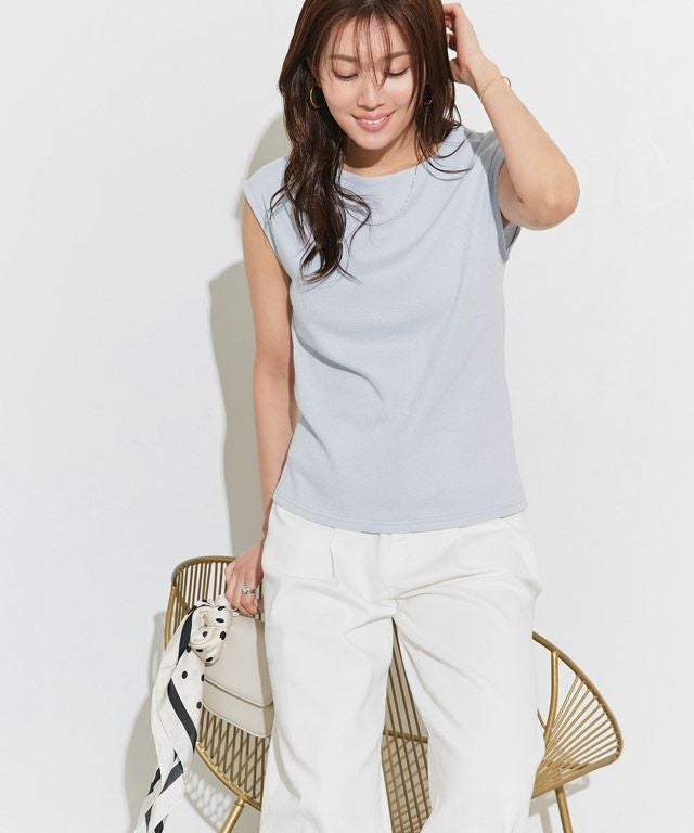 166cm / アイスブルー / クルーネック / M