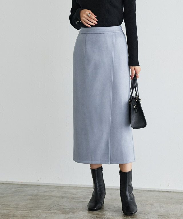 167cm / アッシュブルー / ラップ / M