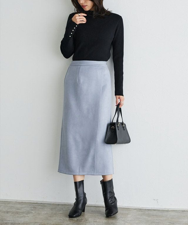 167cm / アッシュブルー / ラップ / M