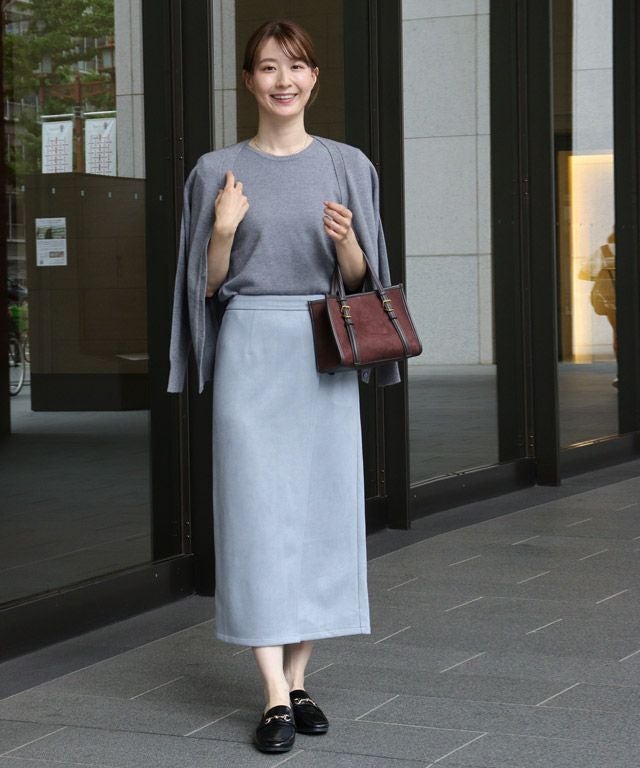 163cm / アッシュブルー / ラップ / M