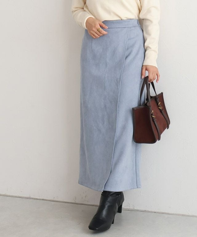 150cm / アッシュブルー / ラップ / M