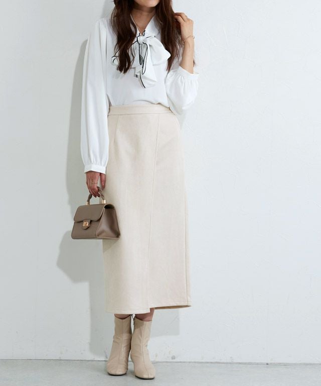 166cm / アイボリー / ラップ / M