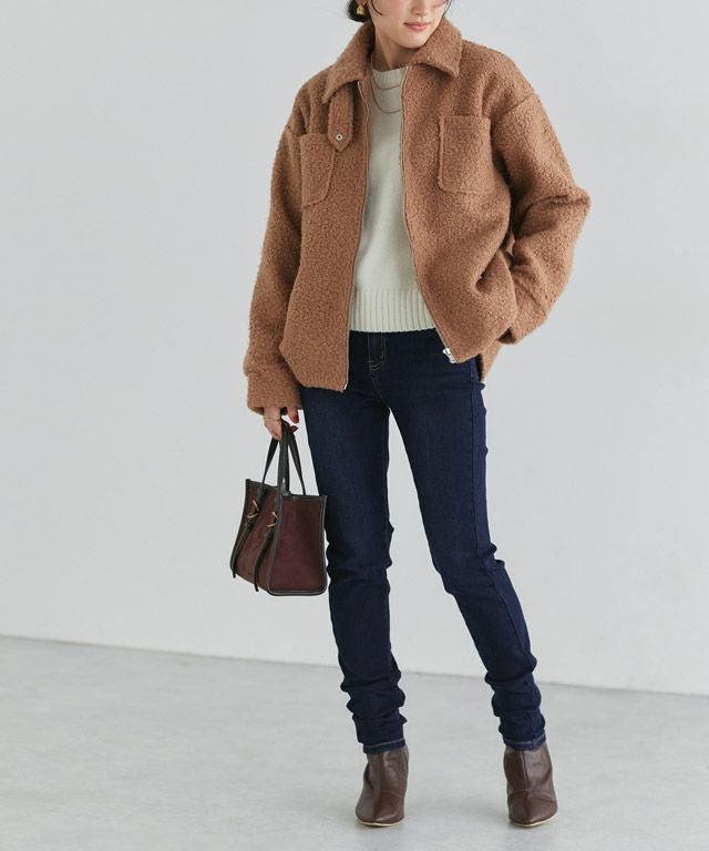 160cm / ウォッシュ/ネイビー / M