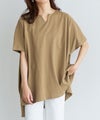 キーネックオーバーTシャツ
