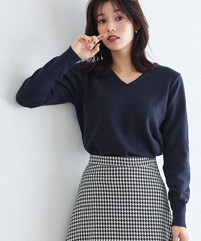 160cm / 杢チャコール / ボートネック / M