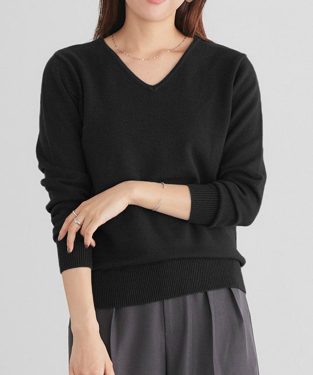 166cm / ネイビー / ボートネック / M