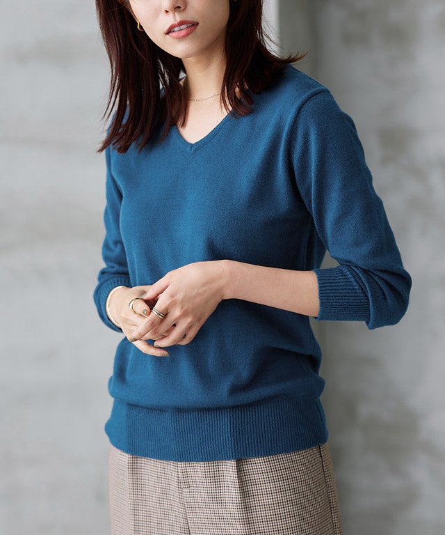 167cm / 杢ベージュ / ボートネック / M