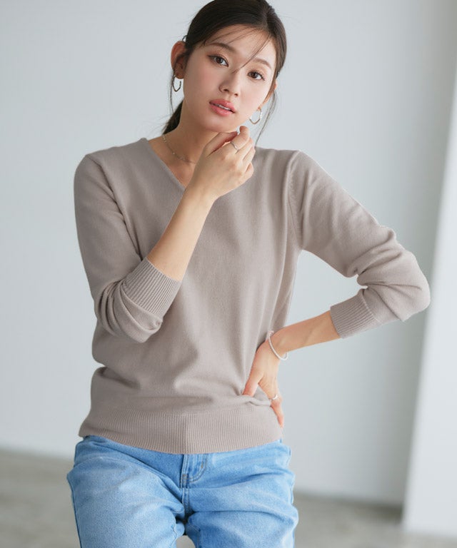 167cm / インディゴブルー / ボートネック / M