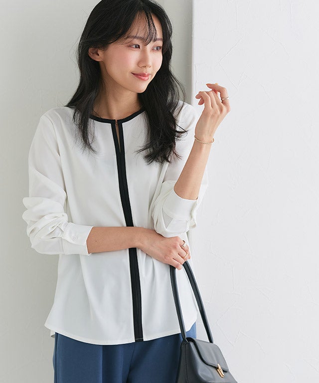 162cm / オフホワイト×ブラック / M