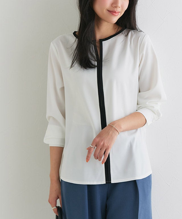 162cm / オフホワイト×ブラック / M