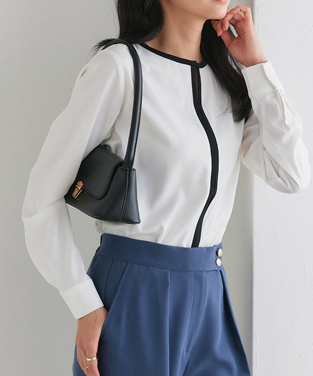 162cm / オフホワイト×ブラック / M