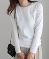 163cm / オフホワイト / クルーネック / M