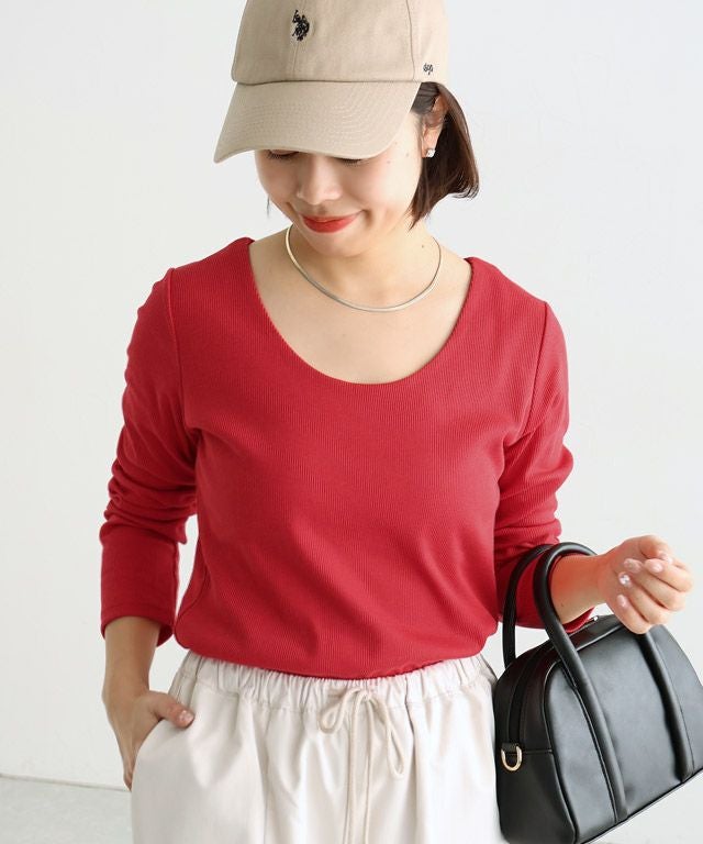 150cm / ピュアレッド / ワイドネック / M