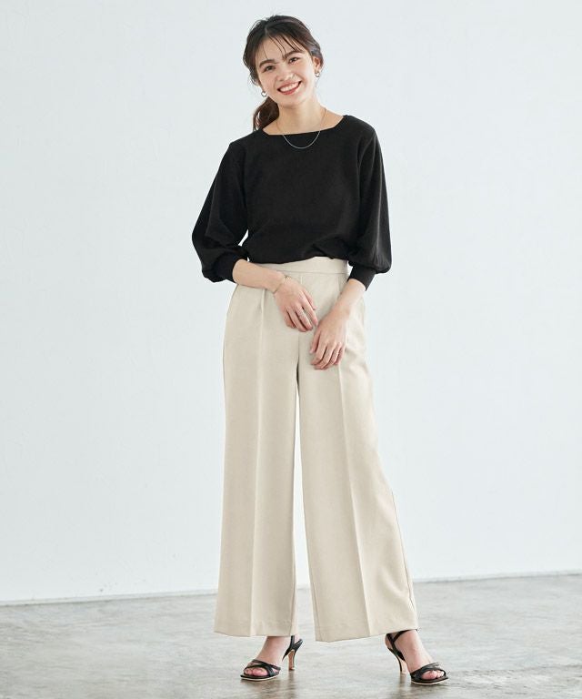 163cm / ブラック / スクエアネック / M