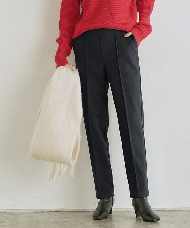 カット起毛ピンタックテーパードパンツ ◇送料無料 | 【公式】Pierrot
