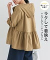 ヘムフレアフーディブルゾン