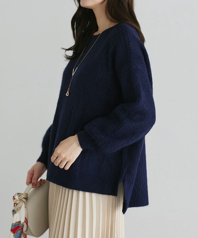 選べるふんわりウォッシャブルボリューム袖ニット【スピード配送