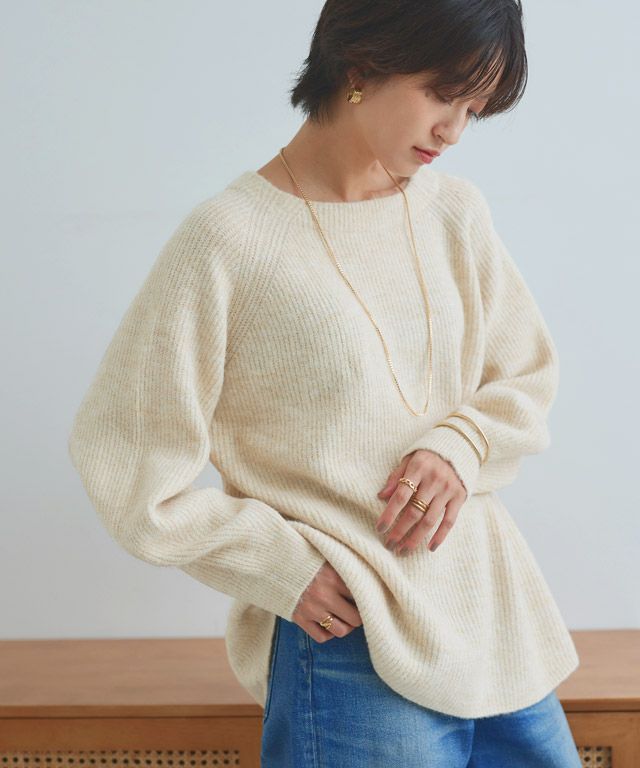 RASW]アルパカ混ボートネックニット【スピード配送】 | 【公式