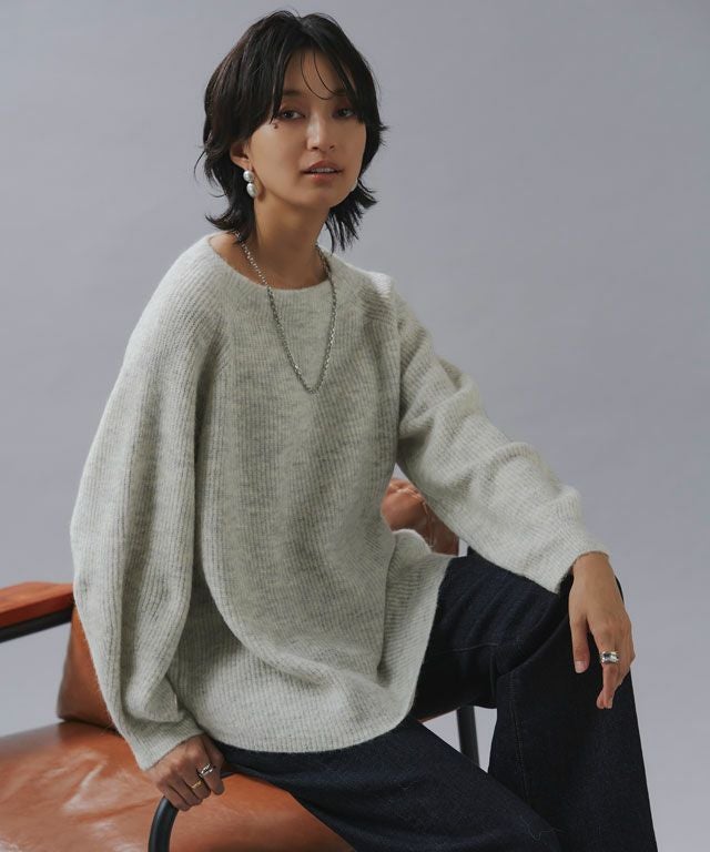 RASW]アルパカ混ボートネックニット【スピード配送】 | 【公式