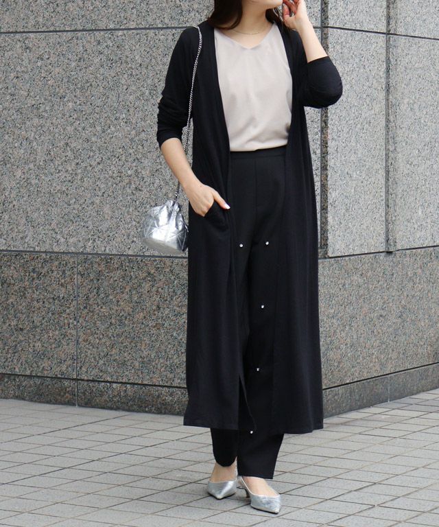 157cm / ブラック / ロング丈 / M