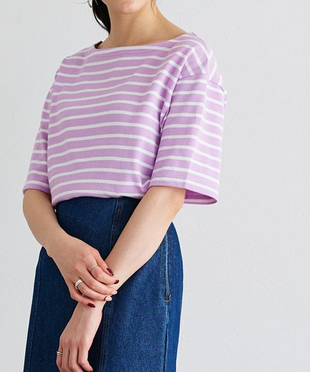 カラーボーダーTシャツ 【Pierrot】 | 【公式】Pierrot（ピエロ