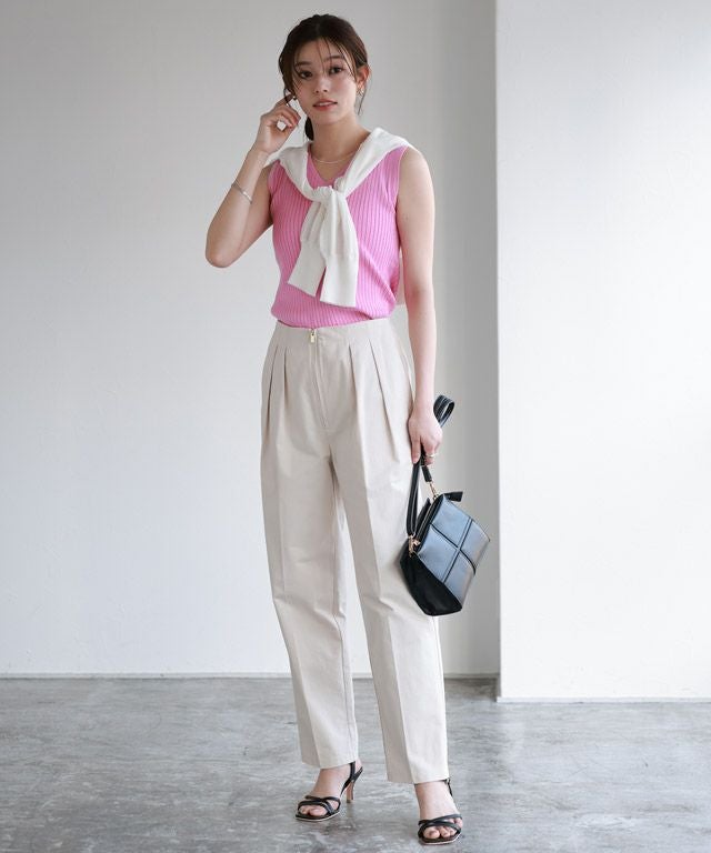 167cm / ピンク / Vネック / M