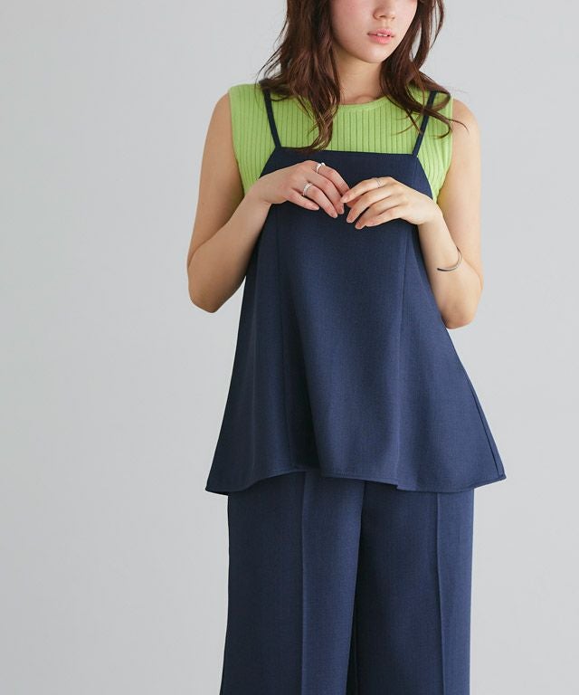 166cm / ライム / ボートネック / M