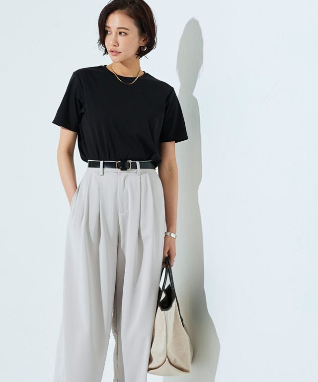 165cm / ブラック / Uネック / M