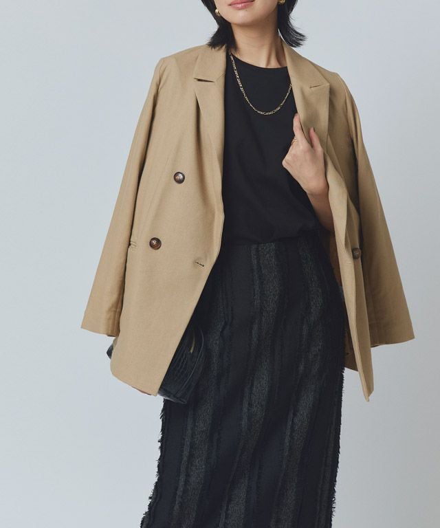 166cm / ブラック / Uネック / M