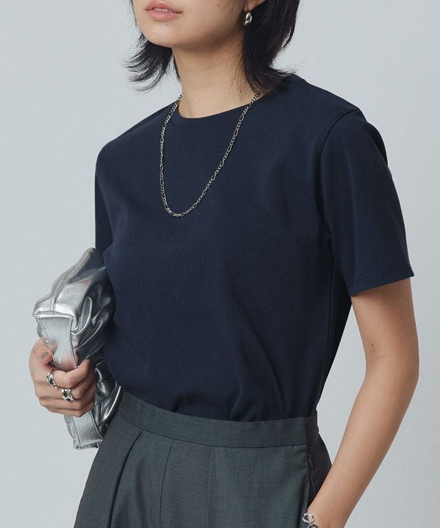 166cm / ダークネイビー / Uネック / M