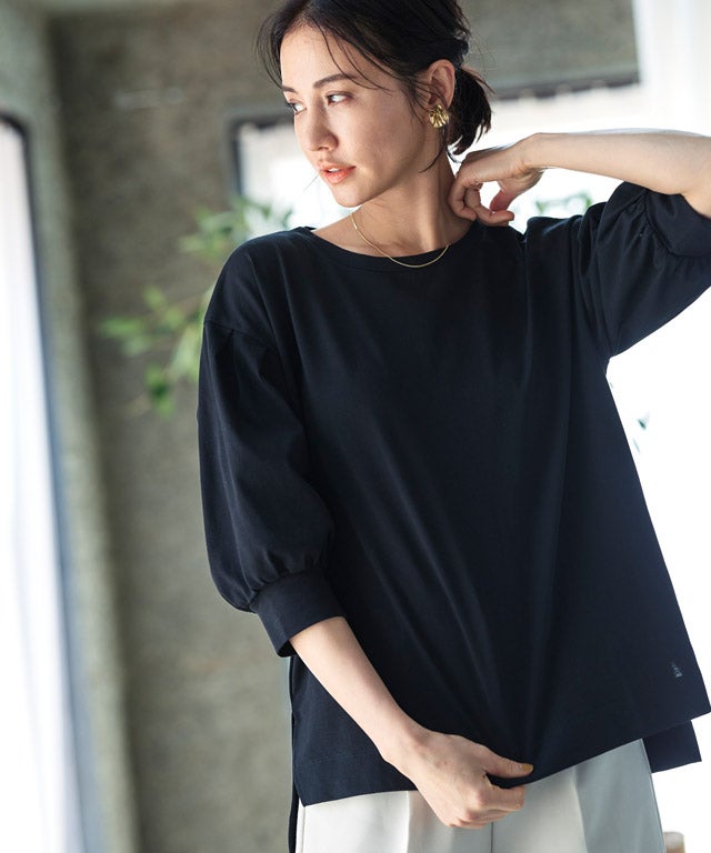 [RASW] GIZAボリュームスリーブTシャツ