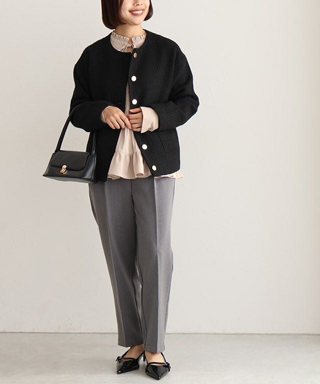 ツイードノーカラージャケット 【スピード配送】 | 【公式】Pierrot