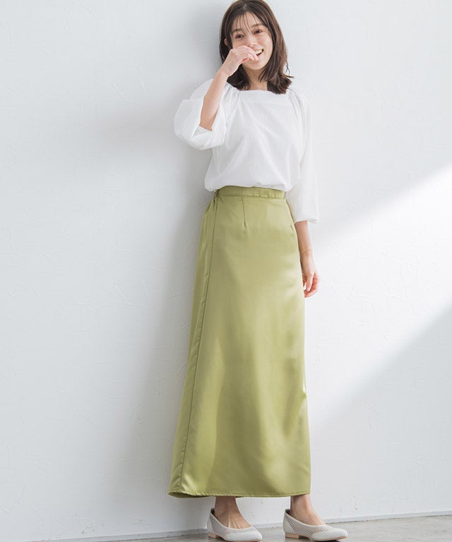 167cm / イエロー / ロング丈 / M