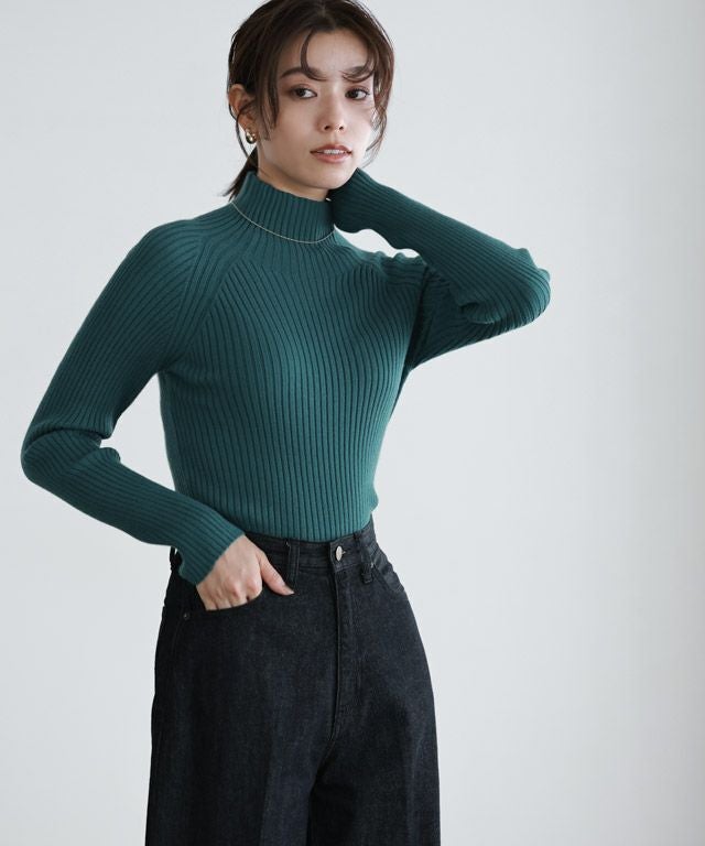 ストレッチリブハイネックニット【スピード配送】 | 【公式】Pierrot