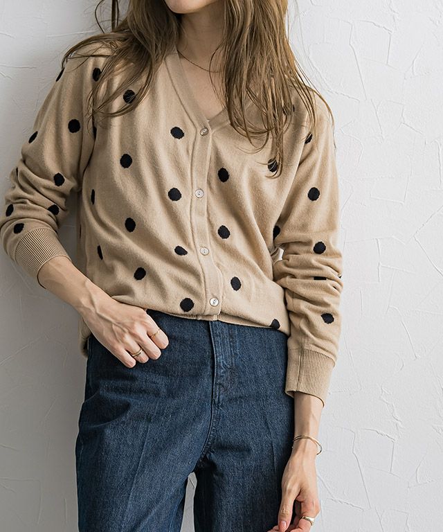 ドゥーズィエムクラス Col Pierrot コルピエロ ニットカーディガン Col Pierrot(コル ピエロ)｜【ELLE SHOP限定】バイカラーカーディガン