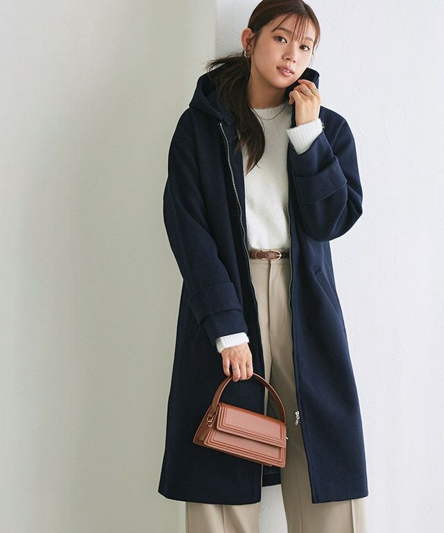 メルトンフード付きコート【スピード配送】 | 【公式】Pierrot（ピエロ